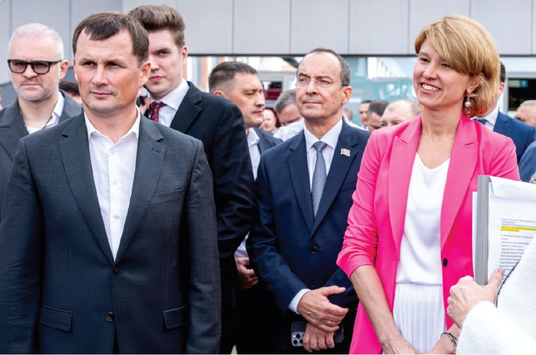 О. Лут – первый министр с/х, посетивший «ЮГАГРО»