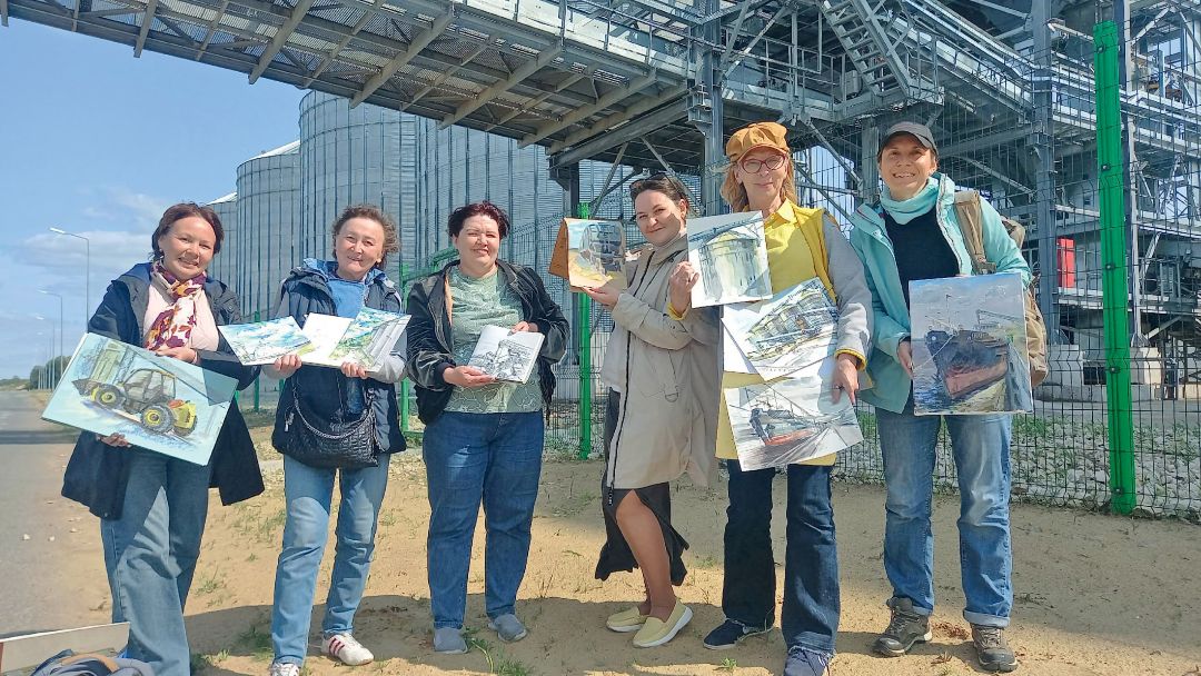 Погода благоволила художникам